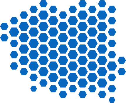 hexagon shape of poland map. png