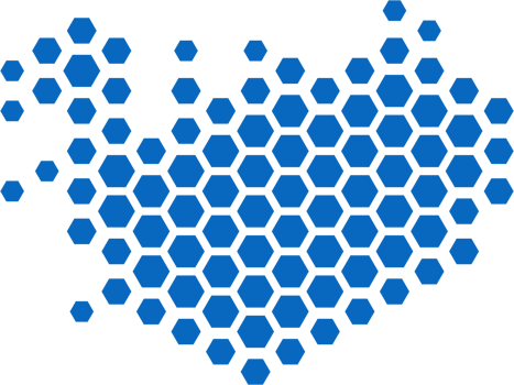 hexagon shape of iceland map. png