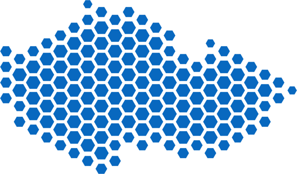 hexagon shape of czech map. png