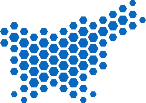 hexagon shape of slovenia map. png