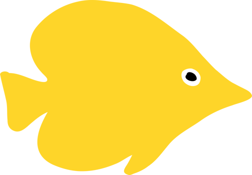 Sea fish for advertising banner design. png