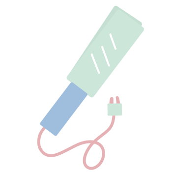 Handrawn pastel cosmetic product png