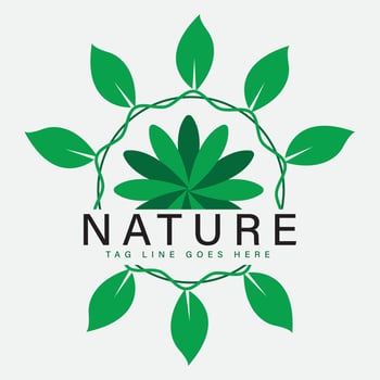 Natural Logo Template vector