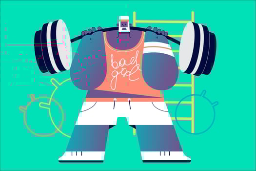Sport, athletics, workout, health, training, care concept vector