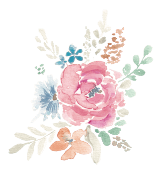 Red Abstract Watercolor Rose Arrangement png
