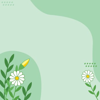 Spring aesthetic background illustration vector