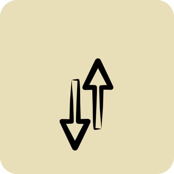 Icon Sync. suitable for Startup symbol. hand drawn style. simple design editable. design template vector