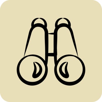 Icon Vision. suitable for Startup symbol. hand drawn style. simple design editable. design template vector