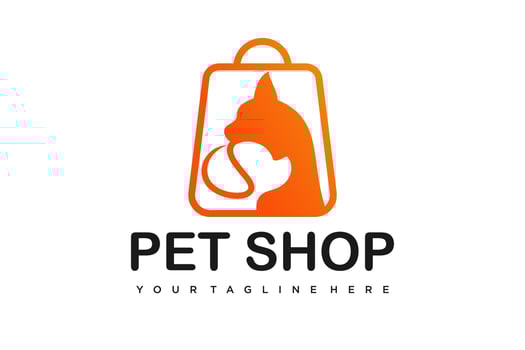 Cat Logo.Cat logotype. Pet shop logo concept. Pet care logo concept. Pet vector illustration