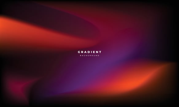 Colorful dark mesh gradient background template copy space. Suitable for poster, banner, landing page, leaflet, pamphlet, cover, or booklet. vector