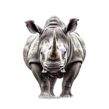 AI generative rhinoceros png