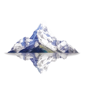 snow mountain illustration png