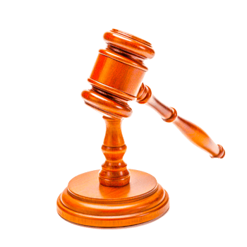 Gavel 3d icon illustration png