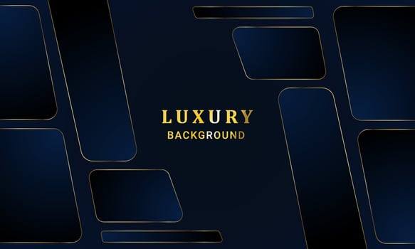Blue luxury abstract background for social media design vector