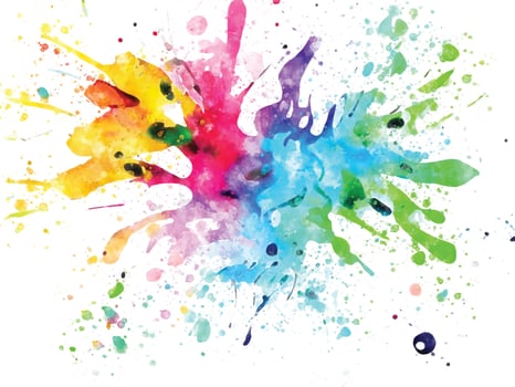 Dynamic Color Splash Background vector