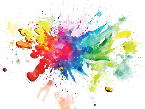 Dynamic Color Splash Background vector