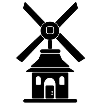 windmill vector icon website ux ui