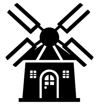 windmill vector icon website ux ui