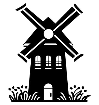 windmill vector icon website ux ui