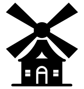 windmill vector icon website ux ui