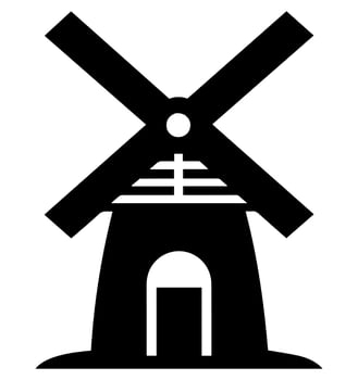 windmill vector icon website ux ui