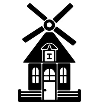 windmill vector icon website ux ui