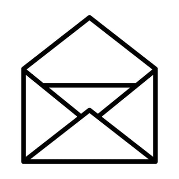 Mail Icon for Business or Interface Design vector