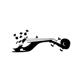 VIOLIN BLACK VECTOR
