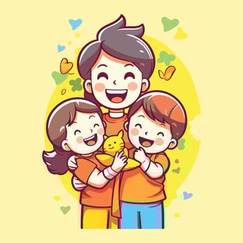 mothers day concept illustration vector eps 10