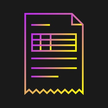 Invoice Vector Icon