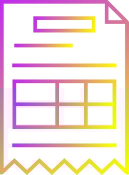 Invoice Vector Icon