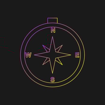 Compass Vector Icon