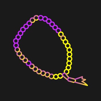 Prayer Beads Vector Icon