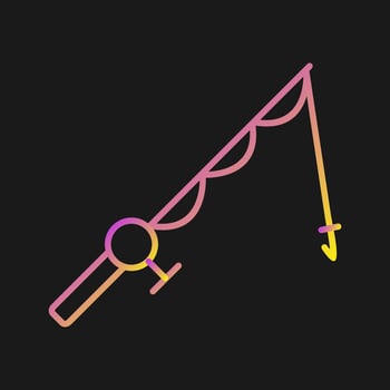 Fishing Rod Vector Icon