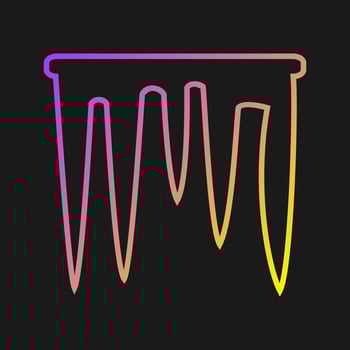 Icicles Vector Icon