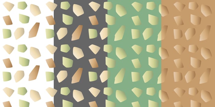4 seamless patterns in different colors Vector background abstraction shapes gradients. eps10 vector