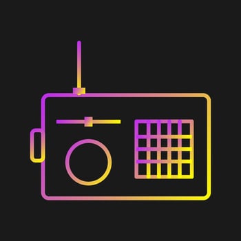 Radio Vector Icon