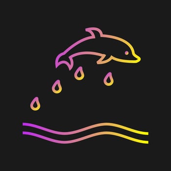 Dolphin Vector Icon