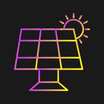 Solar Panel Vector Icon