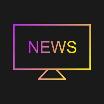 National News Vector Icon