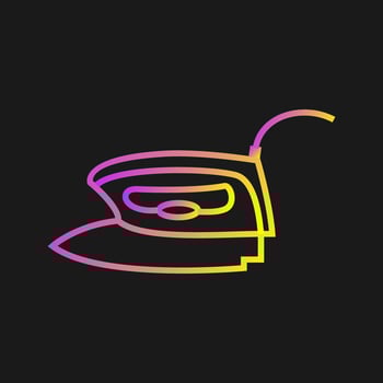 Electric Iron Vector Icon