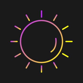 Sun Vector Icon