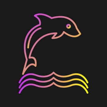 Dolphin Vector Icon
