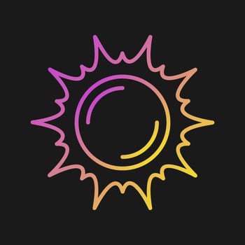 Sun Vector Icon