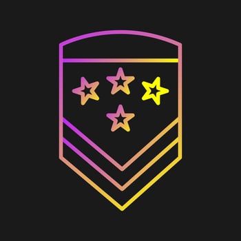 Military Badge Vector Icon