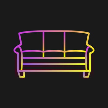 Large Sofa Vector Icon