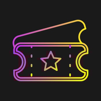 Ticket Vector Icon