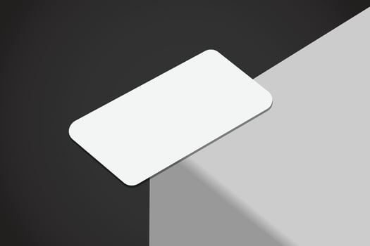 Realistic Business Cards Mockup . vector