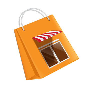 shop or store that look like paper shopping bag png