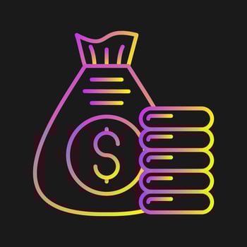 Money Bag Vector Icon